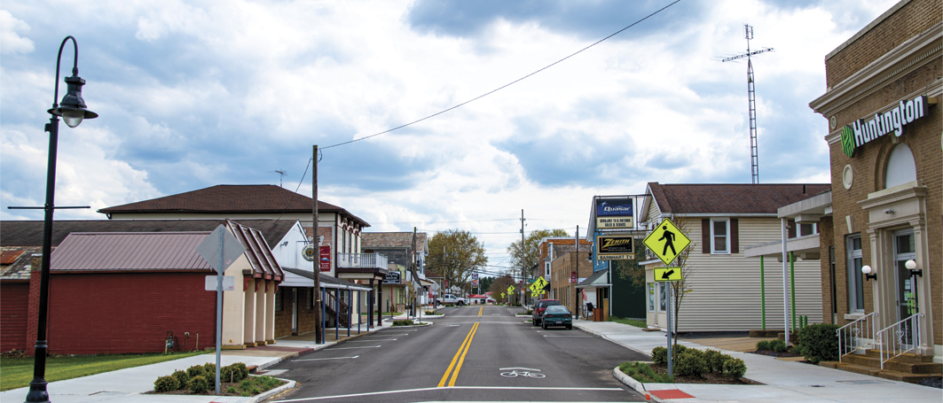 Downtown street view
